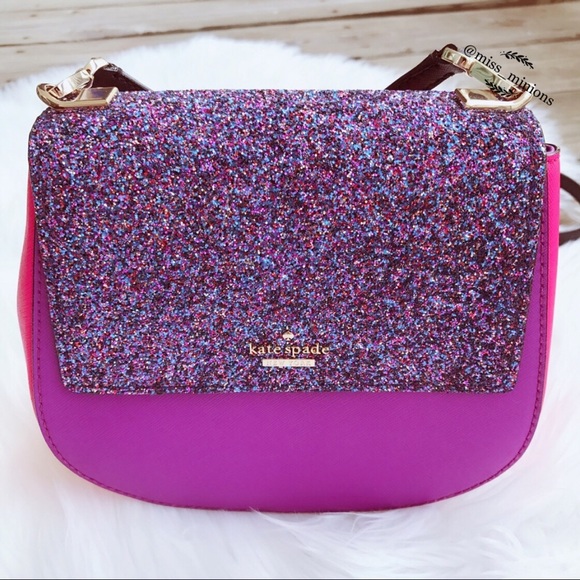 Kate Spade Purple Sparkle Purse